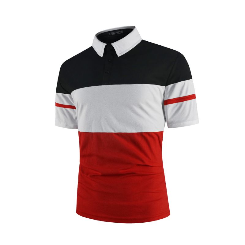 Ademend Poloshirt Met Vierkante Hals En Korte Mouwen