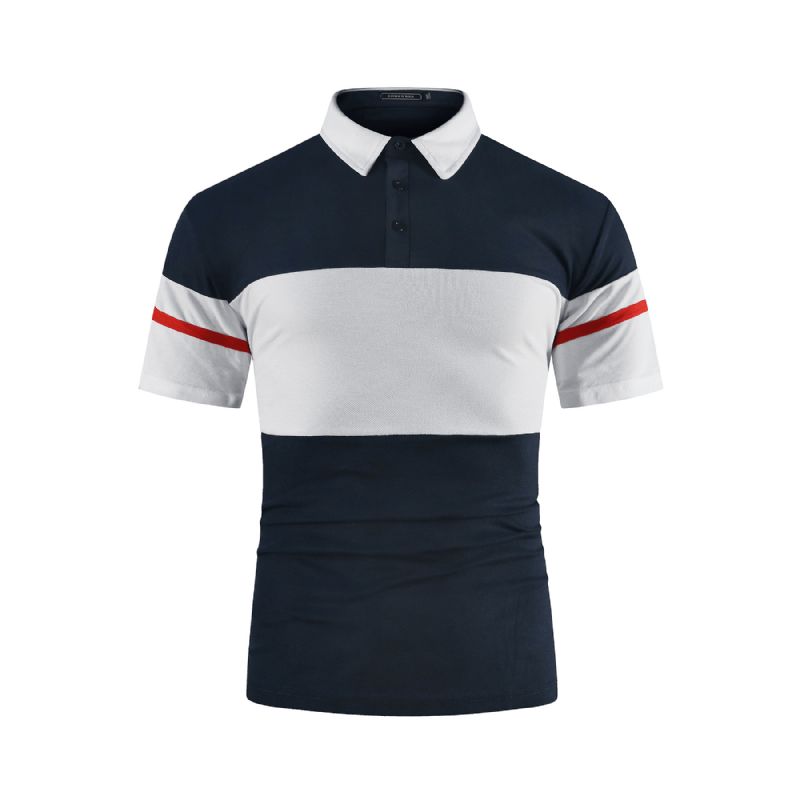 Ademend Poloshirt Met Vierkante Hals En Korte Mouwen