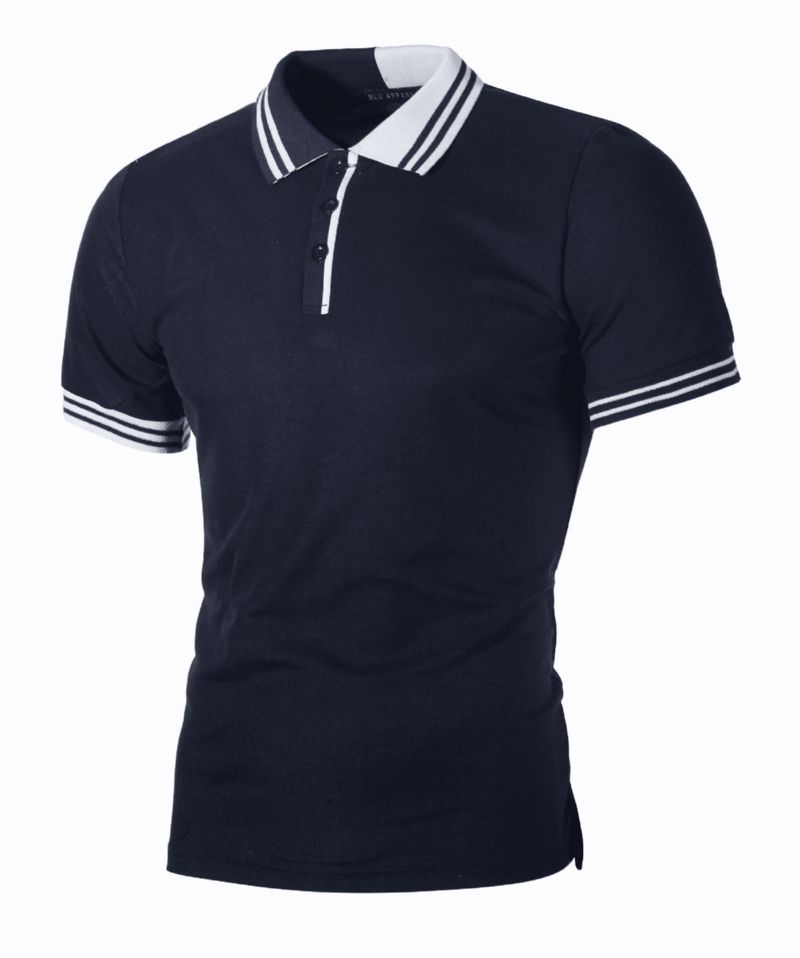 Ademend Poloshirt Met Vierkante Hals En Korte Mouwen