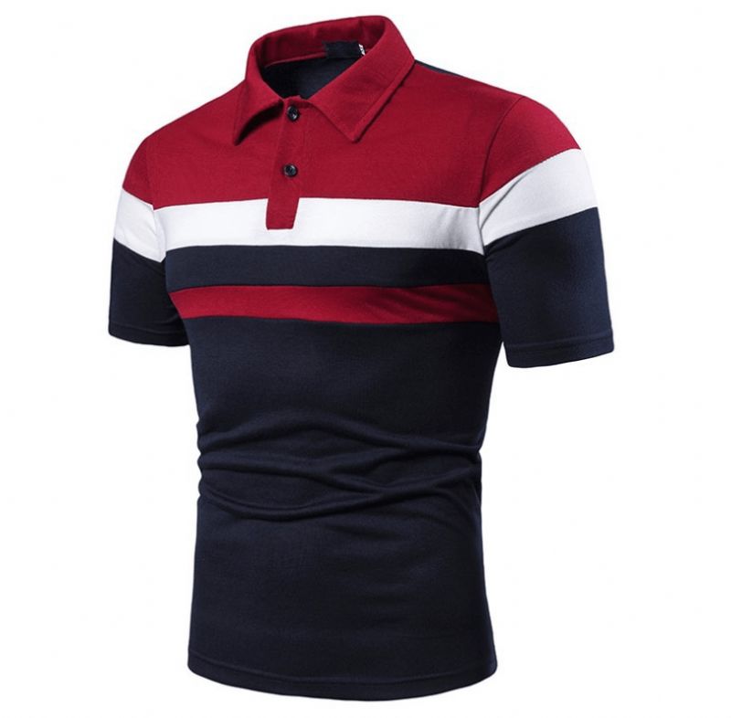 Ademend Poloshirt Met Vierkante Hals En Korte Mouwen