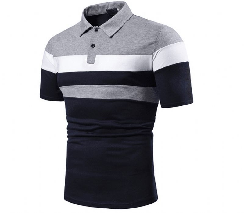 Ademend Poloshirt Met Vierkante Hals En Korte Mouwen