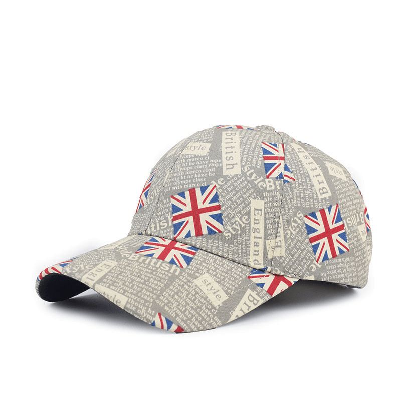 Alfabet Baseballpet Britse Stijl Foreigner Casual