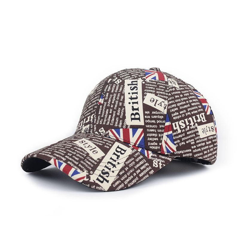 Alfabet Baseballpet Britse Stijl Foreigner Casual