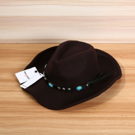 Bang Good Heren Dames Vintage Wollen Western Cowboyhoed