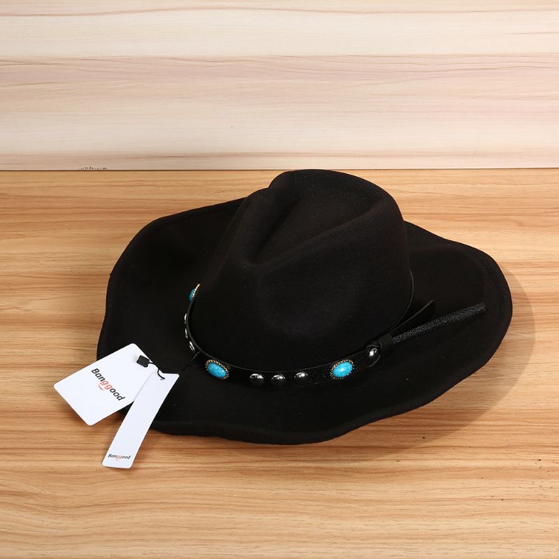 Bang Good Heren Dames Vintage Wollen Western Cowboyhoed