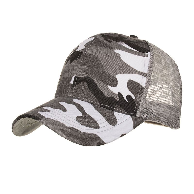 Baseballcap Van Mesh Met Camouflageprint