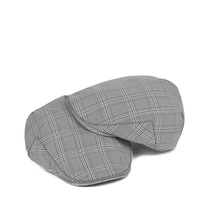 Britse Plaid Baret Hoed Mannen Vooruit Hoed Groothandel Casual Retro Eend Tong Oude Mannen Hoed Dag Dunne Lente En Zomer Tij