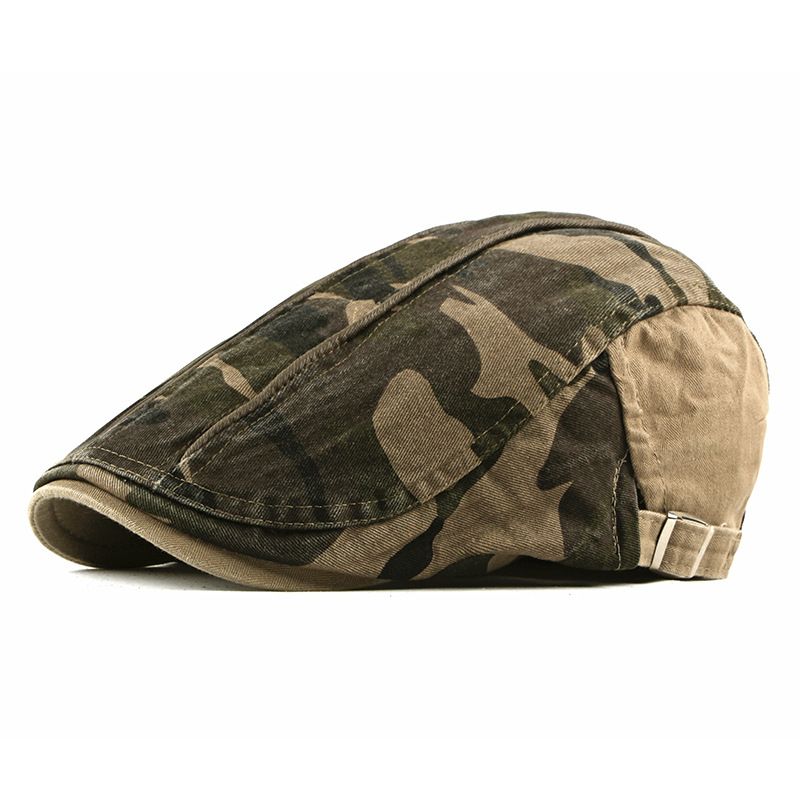 Camouflage Baret Hat Wash Cap Voor Heren