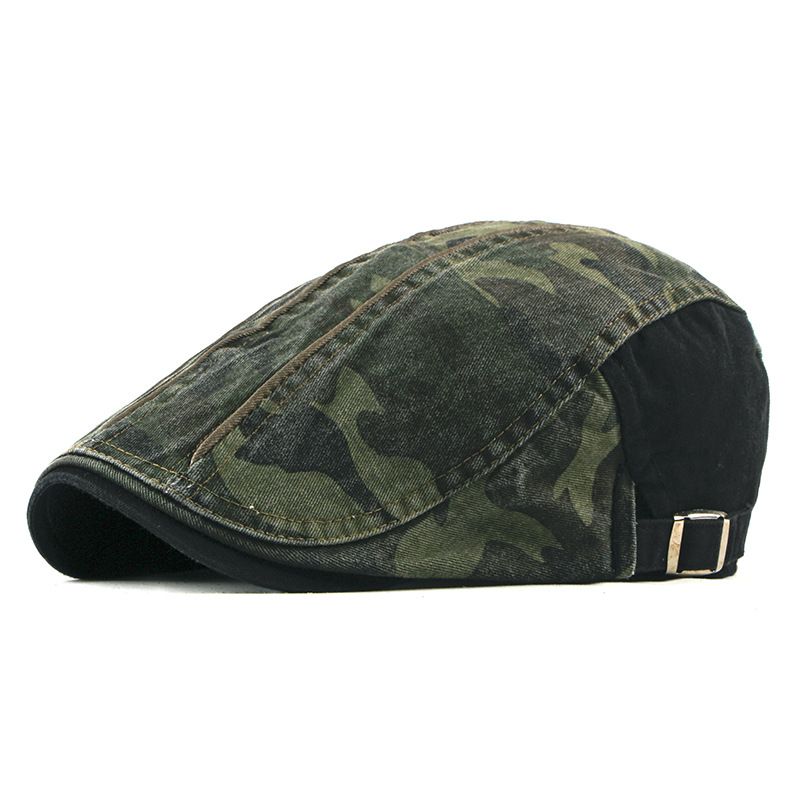 Camouflage Baret Hat Wash Cap Voor Heren