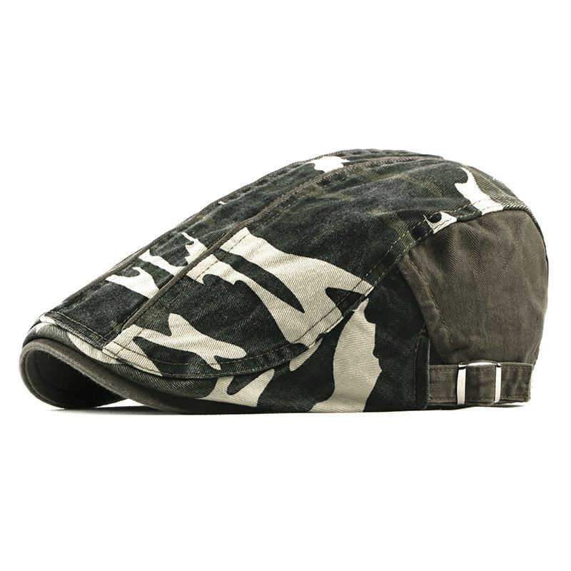 Camouflage Baret Hat Wash Cap Voor Heren