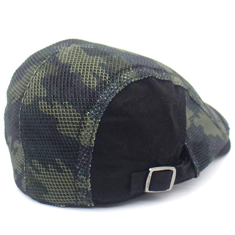 Camouflage Mesh Doek Baret Heren En Dames Casual