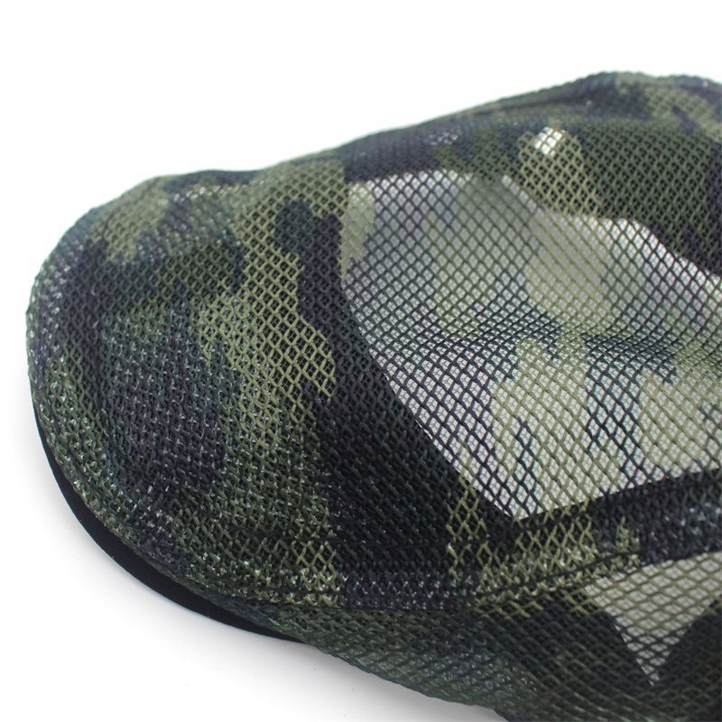 Camouflage Mesh Doek Baret Heren En Dames Casual