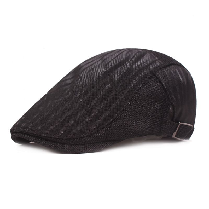 Cap Voor Heren Ventilatie Mesh Capuchon Youth Stripe Forward Hat Dameszonweringbaret