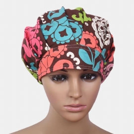 Chirurgische Scrub Hoed Cap Bouffant Print Thema Stof Medical