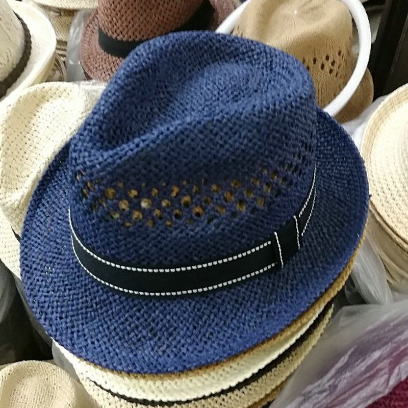 Cool Hat Nieuwe Zomer Hoed Mannen En Vrouwen Top Hat Geweven Britse Stijl Zon Bescherming Strand Hollow Out Zonnehoed