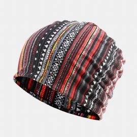 Dames Katoen Multifunctionele Afdrukken Beanie Cap Halsbeenkap Gezicht Shield Hoeden Bandana