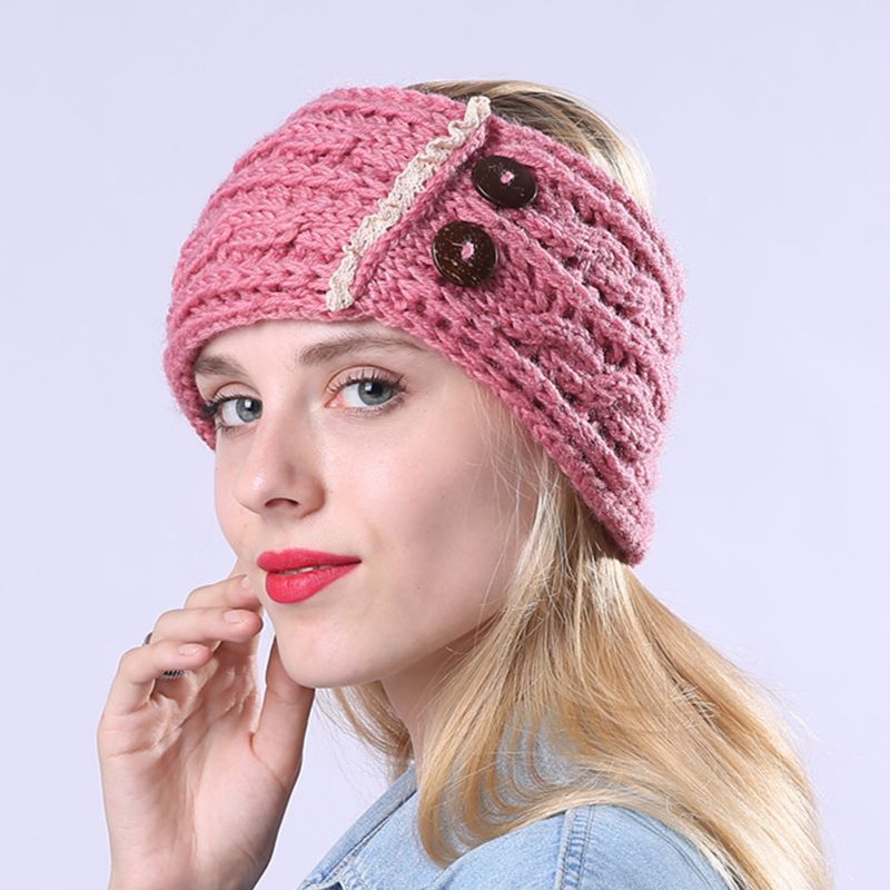 Dames Winter Oorbeschermers Paardenstaart Gebreide Beanie Caps