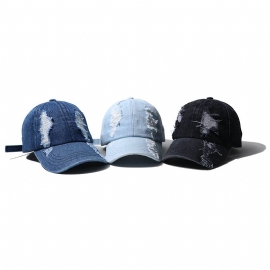 Denim Casual Eend Tong Baseballcap Voor Heren En Dames