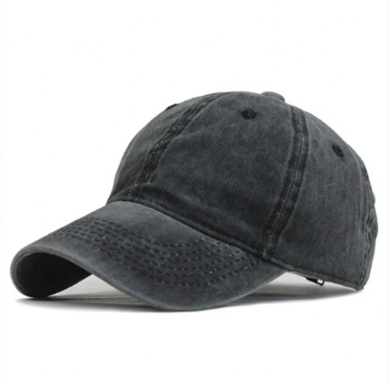 Effen Kleur Baseballcap Paar Wasmuts Heren