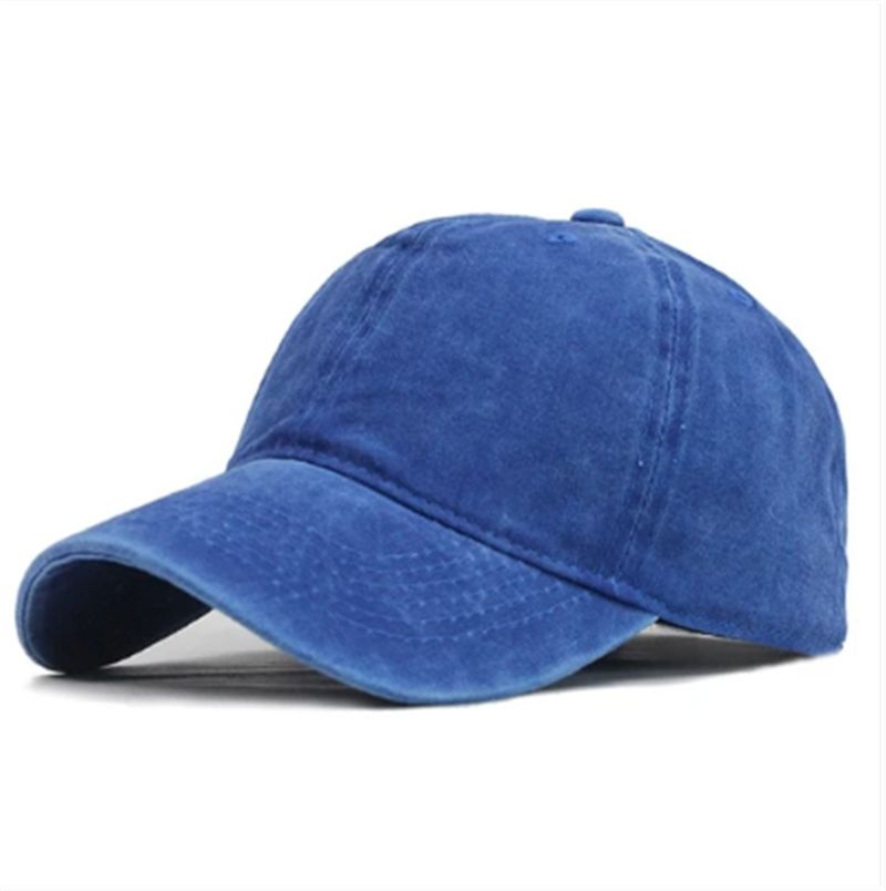 Effen Kleur Baseballcap Paar Wasmuts Heren