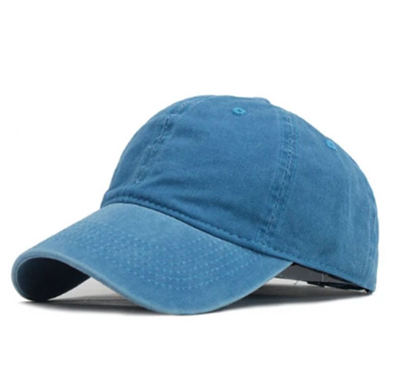 Effen Kleur Baseballcap Paar Wasmuts Heren