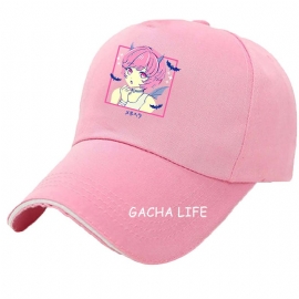 Effen Kleur Hoed Gacha Life Baseballcap