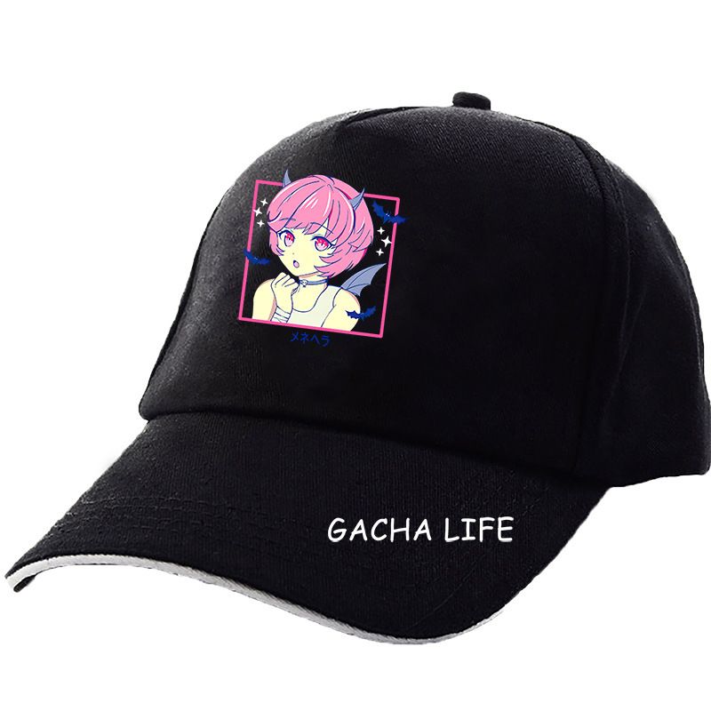 Effen Kleur Hoed Gacha Life Baseballcap