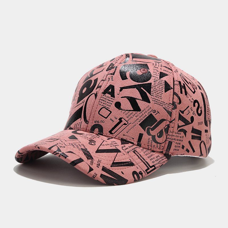 Graffiti Alfabet Baseball Cap Vrouwelijke Zomer Outdoor Zonnebrandcrème