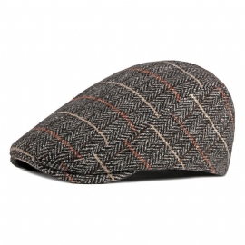 Heren Britse Retro Duck Tide Check Hat