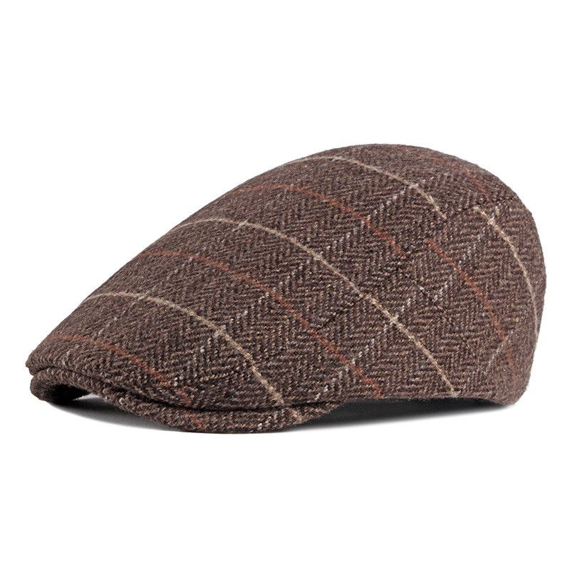 Heren Britse Retro Duck Tide Check Hat