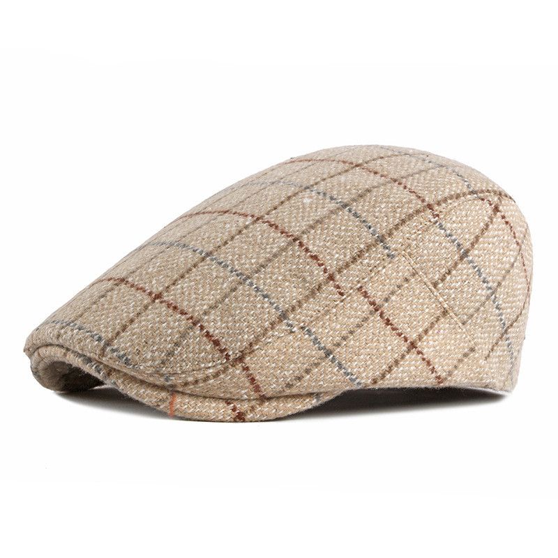 Heren Britse Retro Duck Tide Check Hat