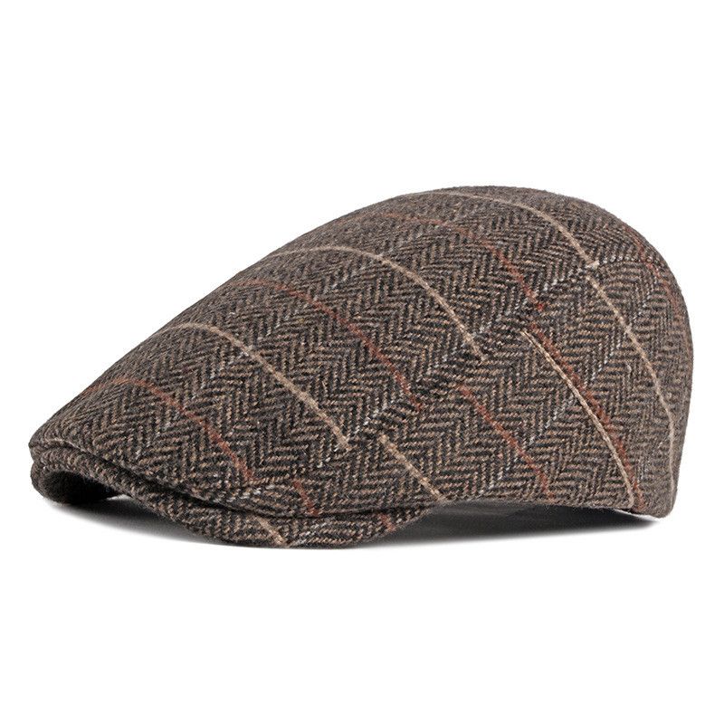 Heren Britse Retro Duck Tide Check Hat