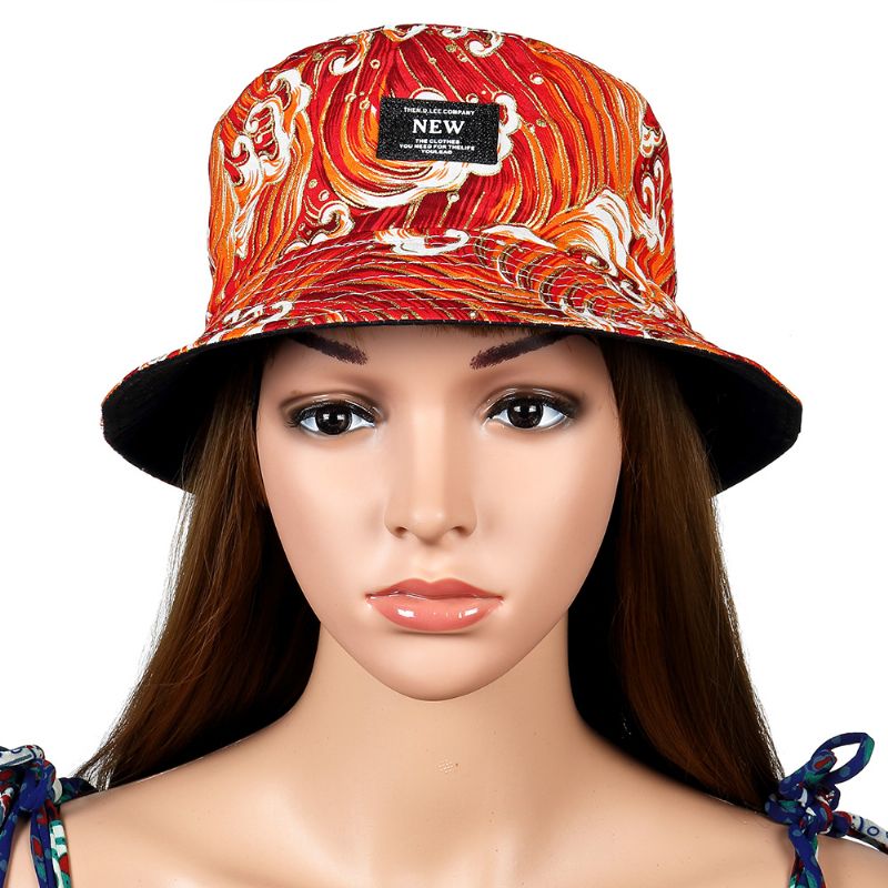 Heren Dames Straat Dubbelzijdige Bucket Hat