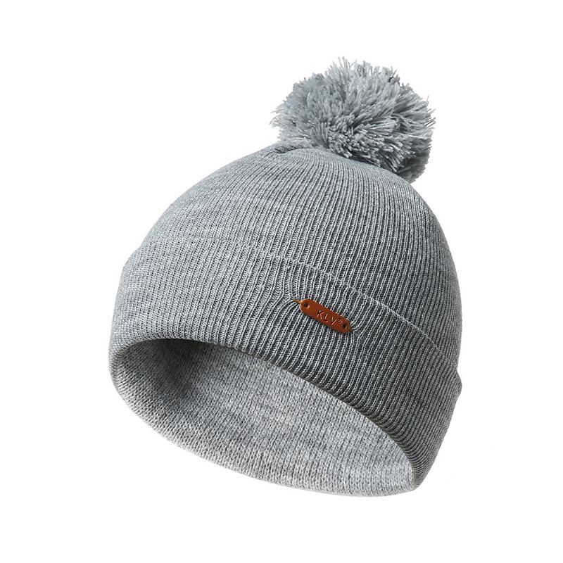 Heren Dames Winter Vintage Gebreide Oorbeschermers Beanie Cap