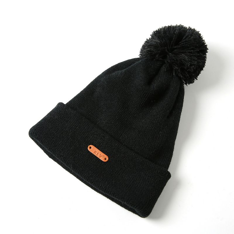 Heren Dames Winter Vintage Gebreide Oorbeschermers Beanie Cap