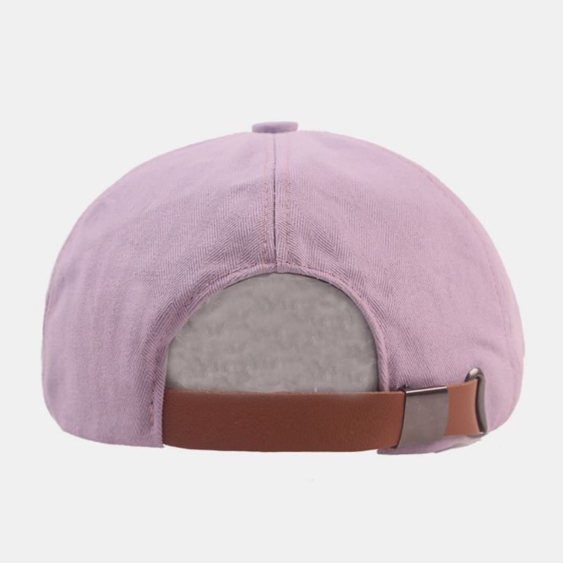 Heren Katoenen Baret Cap Effen Kleur Retro Verstelbare Krantenverkoper Hoed Schilder Hoed Achthoekige Hoed