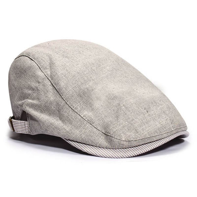 Heren Mannelijke Baret Retro Katoenen Vizier Gorras Planas Baret Caps Cabbie Ivy Cap