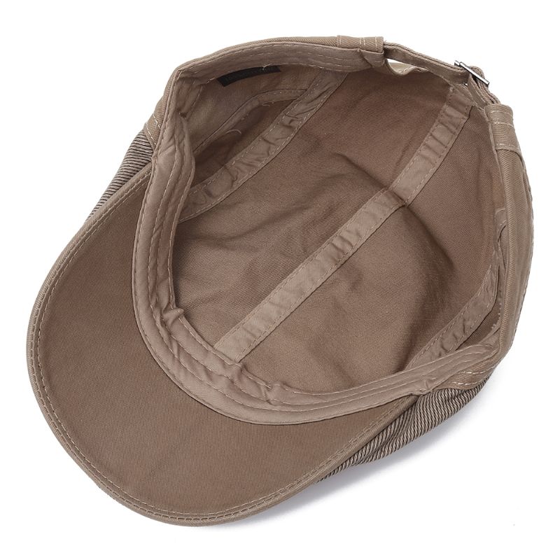 Heren Outdoor Zomer Patchwork Ademende Baret Caps Solid Newsboy Cabbie Flat Caps Vizier