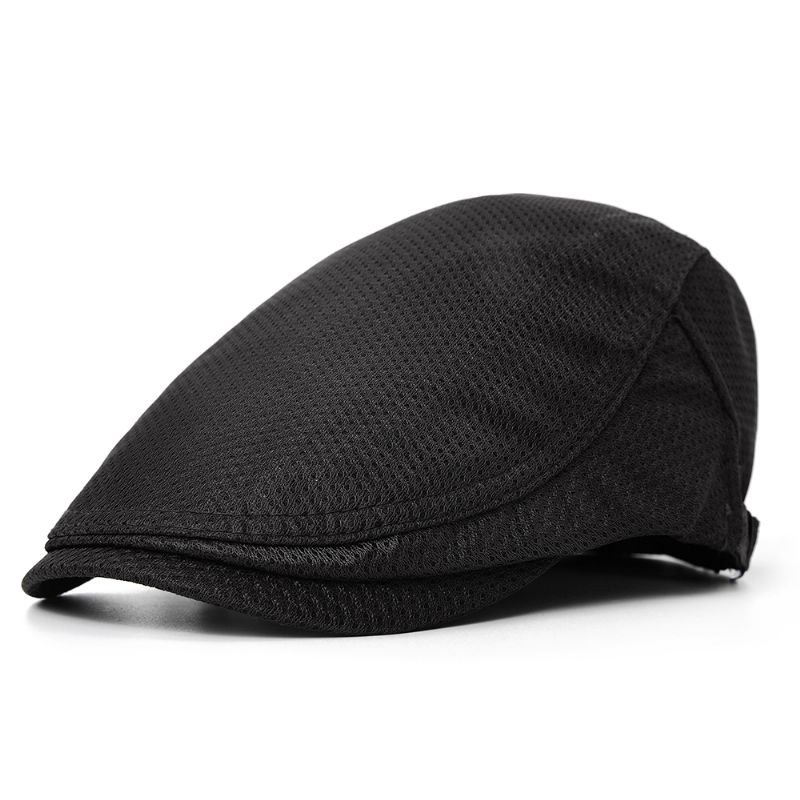 Heren Polyester Mesh Ademende Baret Hoed Ivy Krantenverkoper Caps