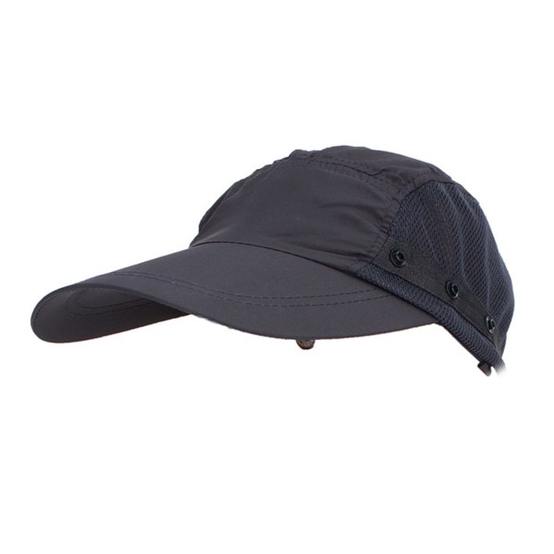 Heren Sneldrogende Nekhoes Zon Vissen Hoed Oorklep Emmer Outdoor Uv-bescherming Cap