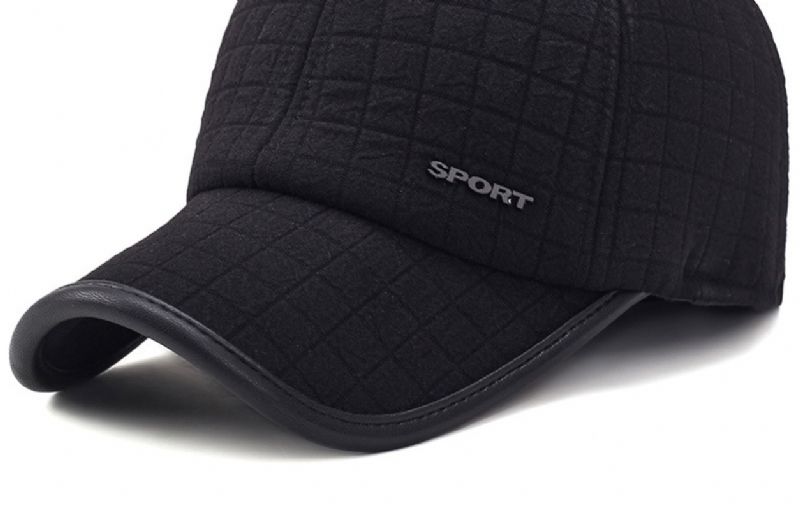 Heren Winter Gehoorbescherming Verdikte Warme Baseballcap