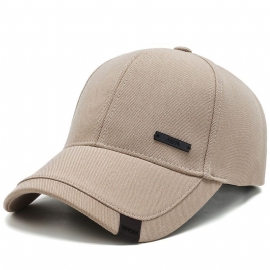 Herenhoed Eenvoudige Casual Baseballcap Buitensporthoed