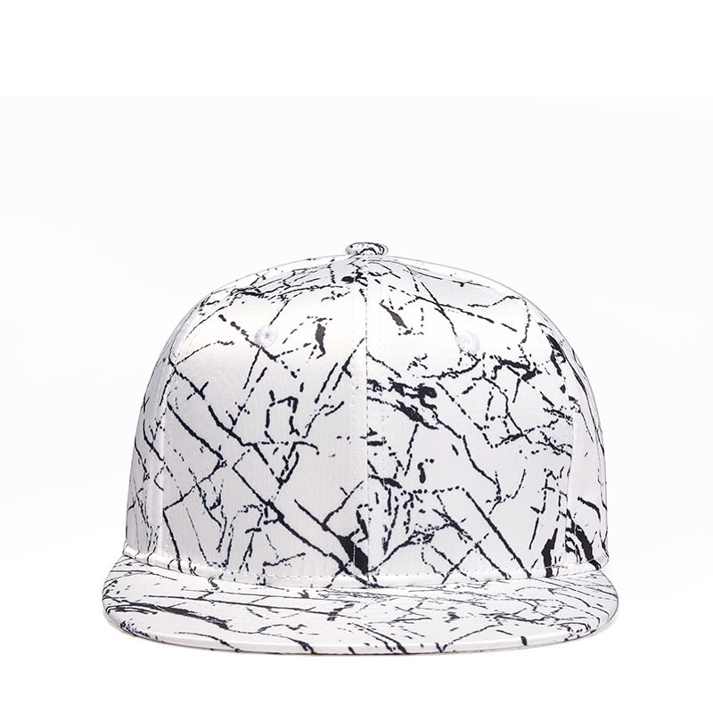 Hiphop Hoed Street Mode Mannen En Vrouwen Bliksempatroon Zonnescherm Baseball Cap