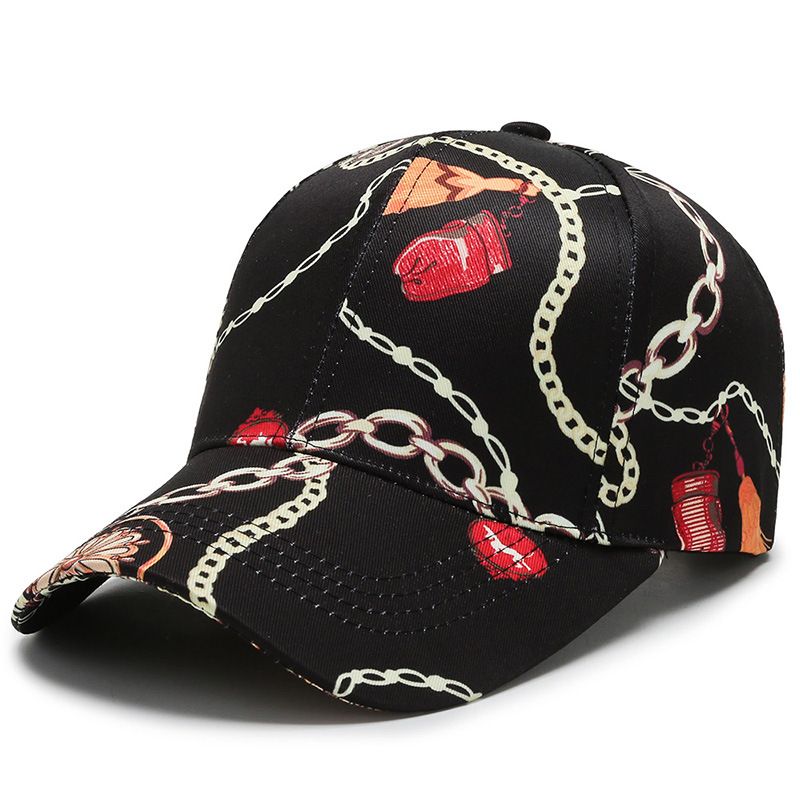 Hoed Heren En Dames Trend Print Element Baseballpet