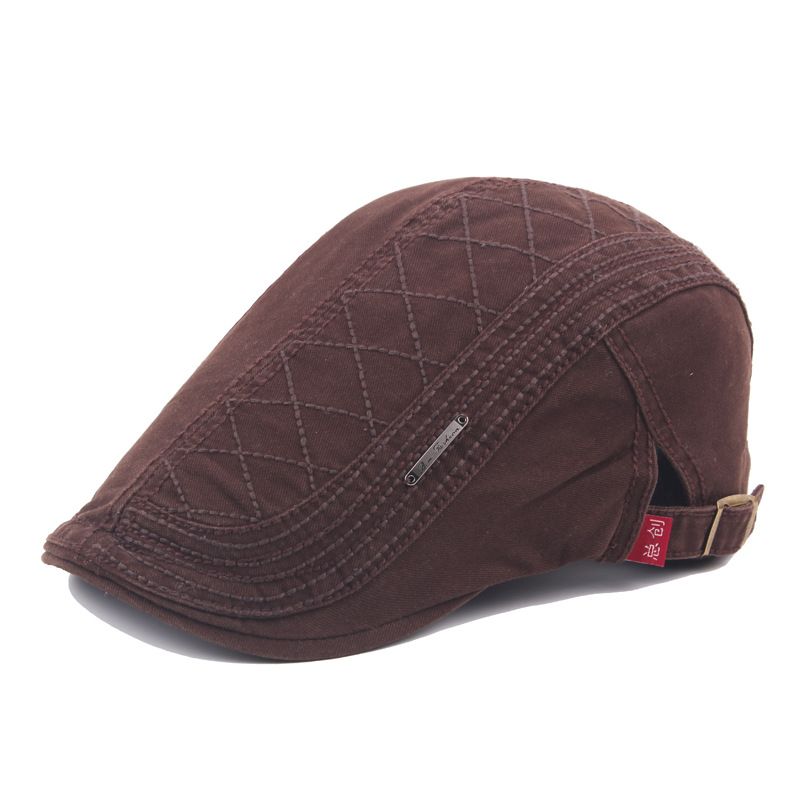 Hoed Katoenen Pet Voor Heren Britse Retro Baret Outdoor Zonnehoed