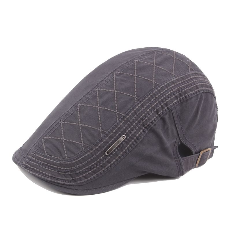 Hoed Katoenen Pet Voor Heren Britse Retro Baret Outdoor Zonnehoed