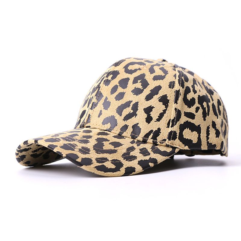 Hoed Vrouwelijke Luipaard Print Baseball Cap Zonnescherm Outdoor Reizen Zon Bescherming Eend Tong