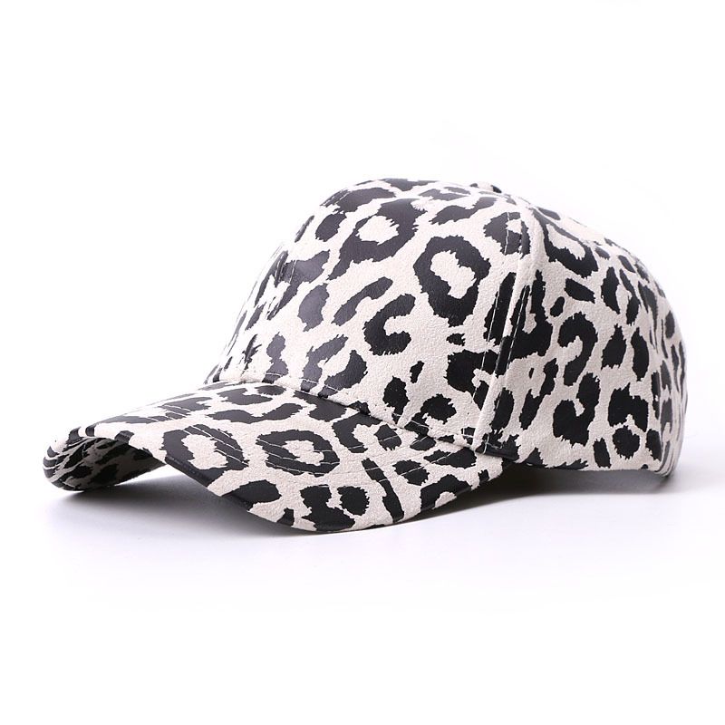 Hoed Vrouwelijke Luipaard Print Baseball Cap Zonnescherm Outdoor Reizen Zon Bescherming Eend Tong