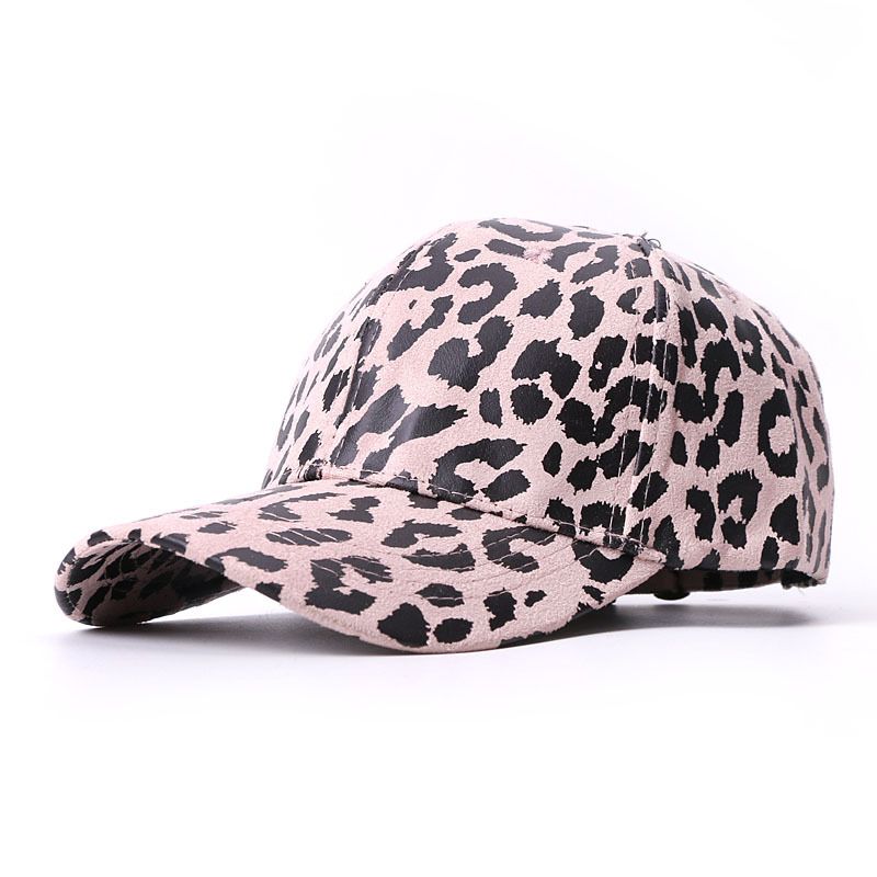 Hoed Vrouwelijke Luipaard Print Baseball Cap Zonnescherm Outdoor Reizen Zon Bescherming Eend Tong