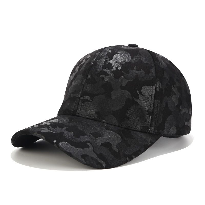 Mode Eenvoudige Suède Camouflage Baseballcap